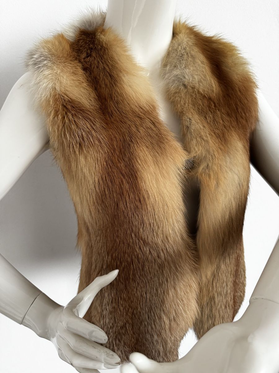 Gilet & Giacche senza maniche: Echter Rotfuchs Pelz Weste Gr. XS/S – Usato da Killwangen venduto da was.sharp
