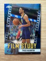 NBA Tyrese Haliburton BLUE Film Study Topps Chrome 24/25