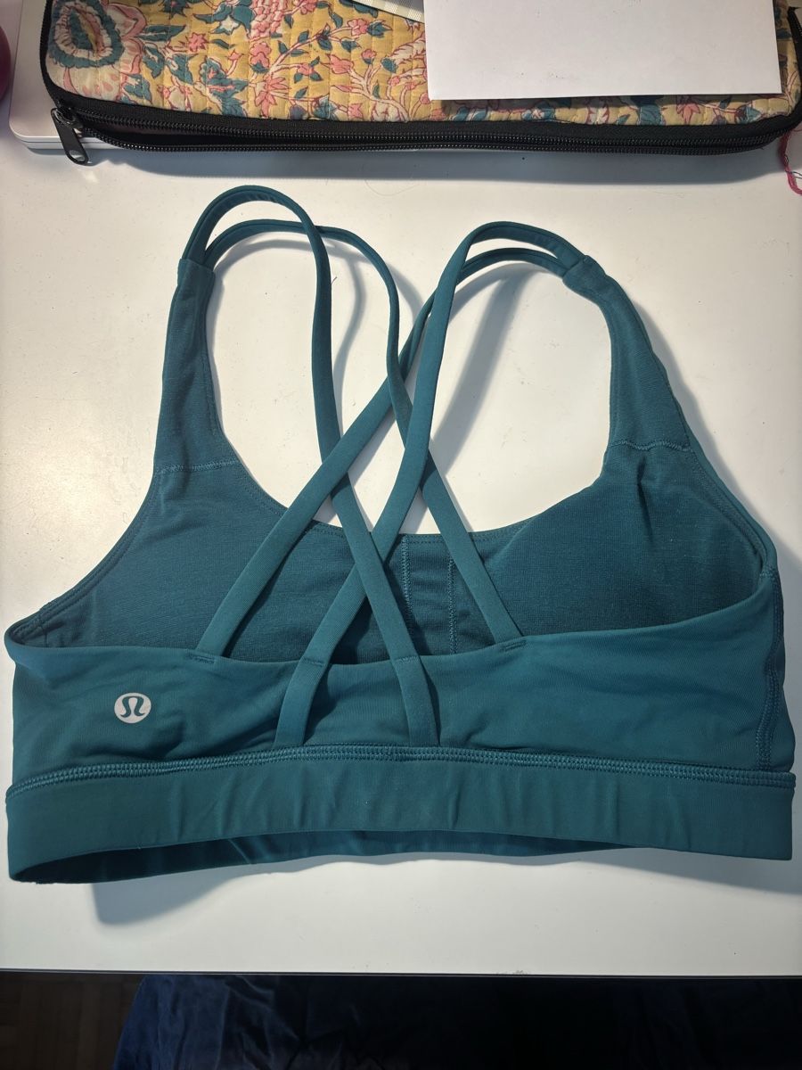 Top: Lululemon Sport BH Petrol Grösse 4 – Usato da Rüschlikon venduto da abo66