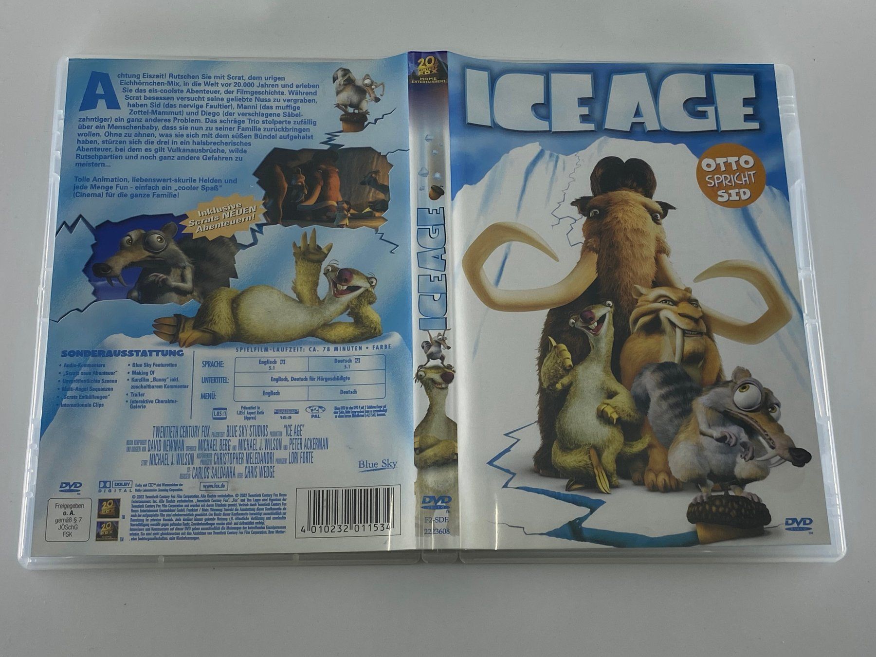 Tutti i DVDs: DVD -  Ice Age - Otto spricht SID – Usato da Langwiesen venduto da Restposten-24