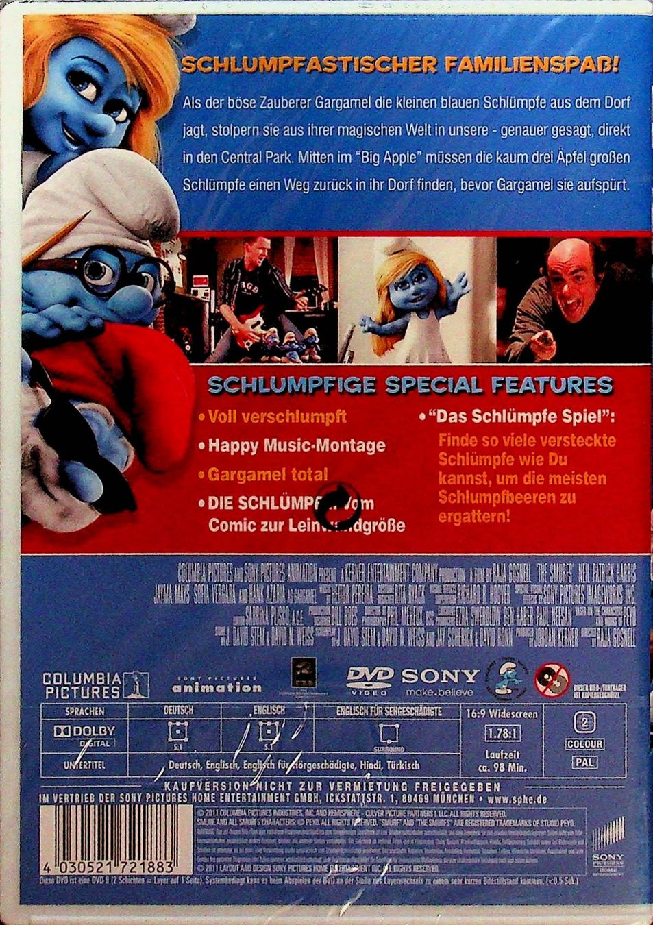 Tutti i DVDs: DVD Die Schlümpfe  neu noch eingeschweisst Ein Abenteuer – Nuovo e nell'imballaggio originale da Reitnau venduto da Zaomir 1
