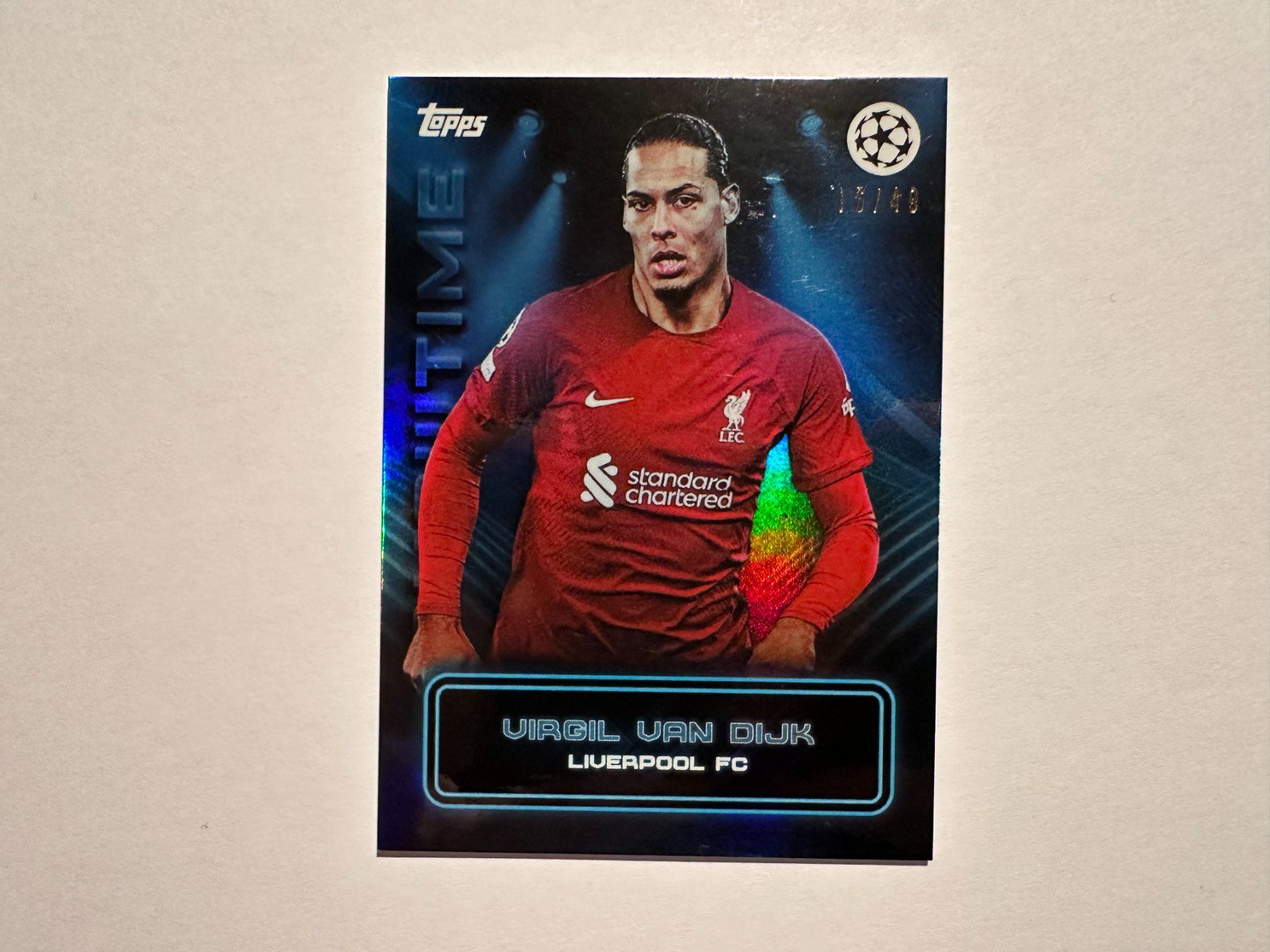 Topps Carte collezionabili: Virgil Van Dijk 2023 Topps Showtime 16/49 – Usato da Hagendorn venduto da Pokecollectorch 1