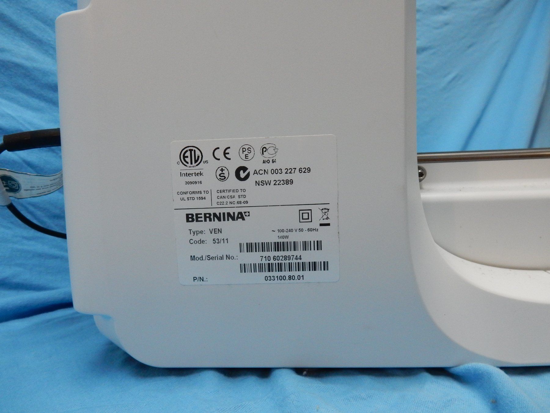 Bernina Nähmaschinen: Bernina B750    26095 – Defekt aus Watt von Mariposa49 5