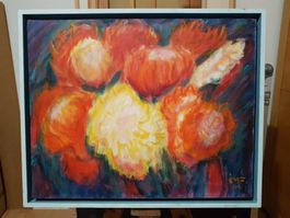 Original Ölgemälde "Florale Impression" (2001)