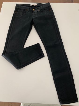 MYSIDE jeans - denim en couleur noir brillant  S/M