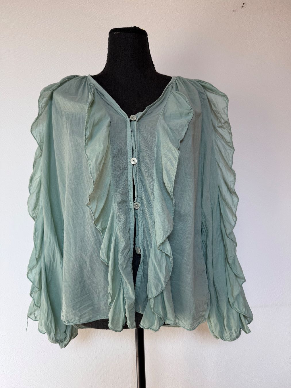 Blusen: Boho Rüschenbluse aus Baumwolle – Gebraucht aus Sigriswil von ck56 1