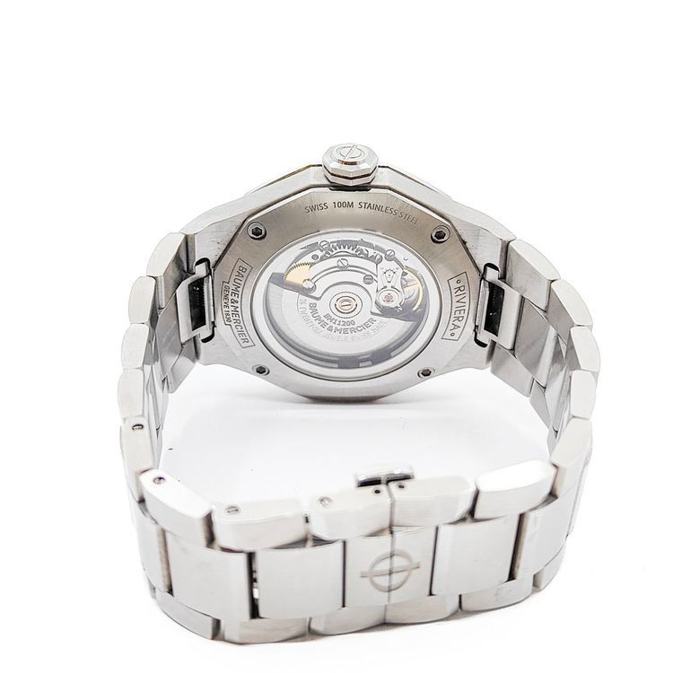Baume & Mercier Uhren: Original Baume & Mercier Riviera Black Dial Automatic 42mm – Gebraucht aus Lengnau BE von 4ConsultingSolutions 9