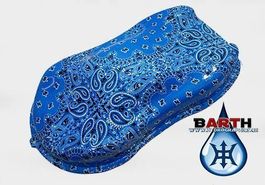 Wassertransfer-Folien "Bandana Blau"