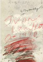 Twombly Cy - Plakat Ausstellung 1980 Auflage 2019