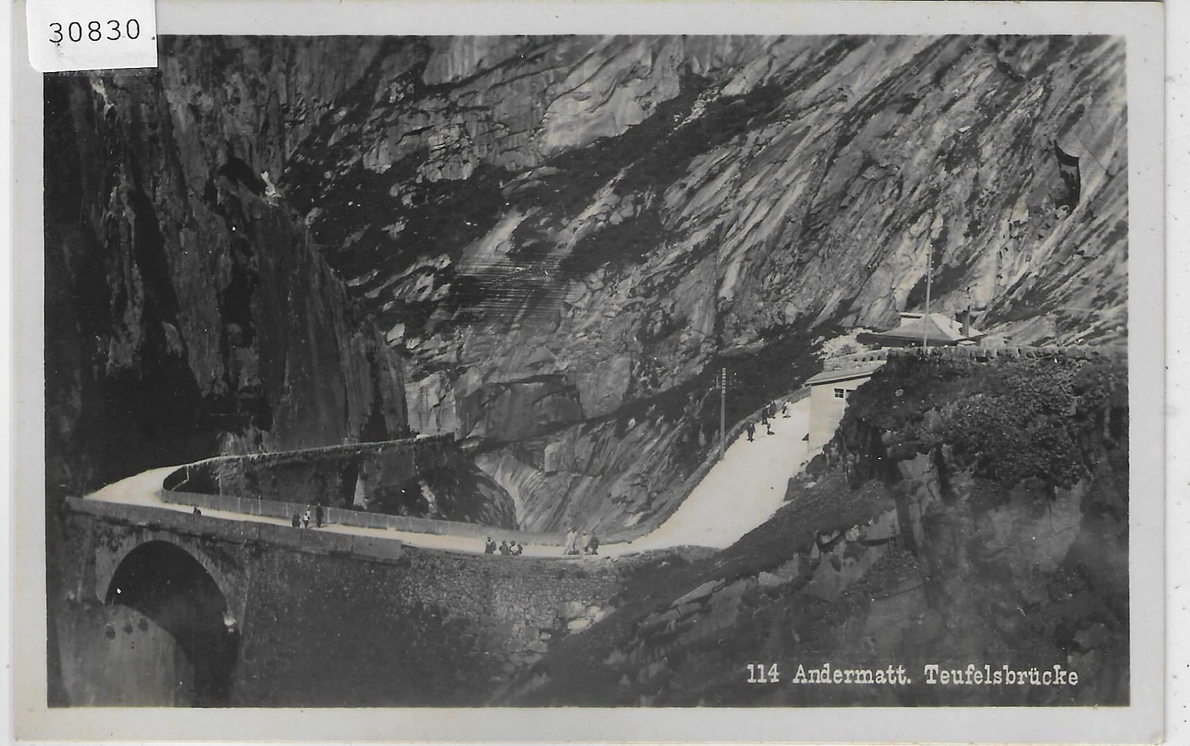 Cartoline postali: Andermatt - Teufelsbrücke – Usato da Ettingen venduto da Kartenplanet
