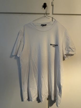 Maglietta Balmain Paris bianca taglia M macchie