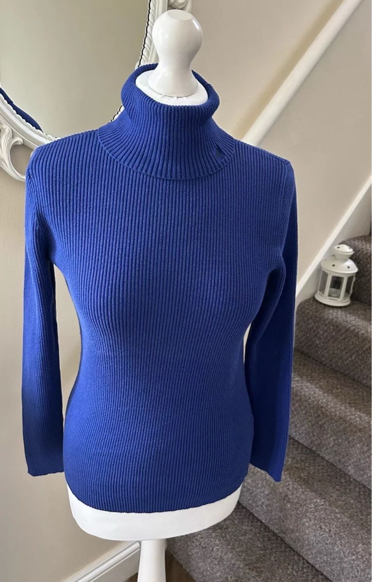 Ralph Lauren Maglioni & Felpe: Ralph Lauren Blue Roll Neck Pullover – Nuovo (secondo la descrizione) da Horgen venduto da lme_8kj7 2