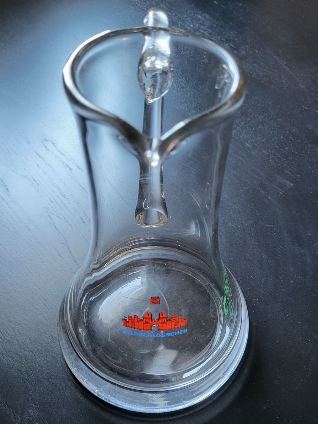 Caraffe: Feldschlösschen Karaffe 1 Liter Canale Grande – Nuovo (secondo la descrizione) da Huttwil venduto da Tgv03