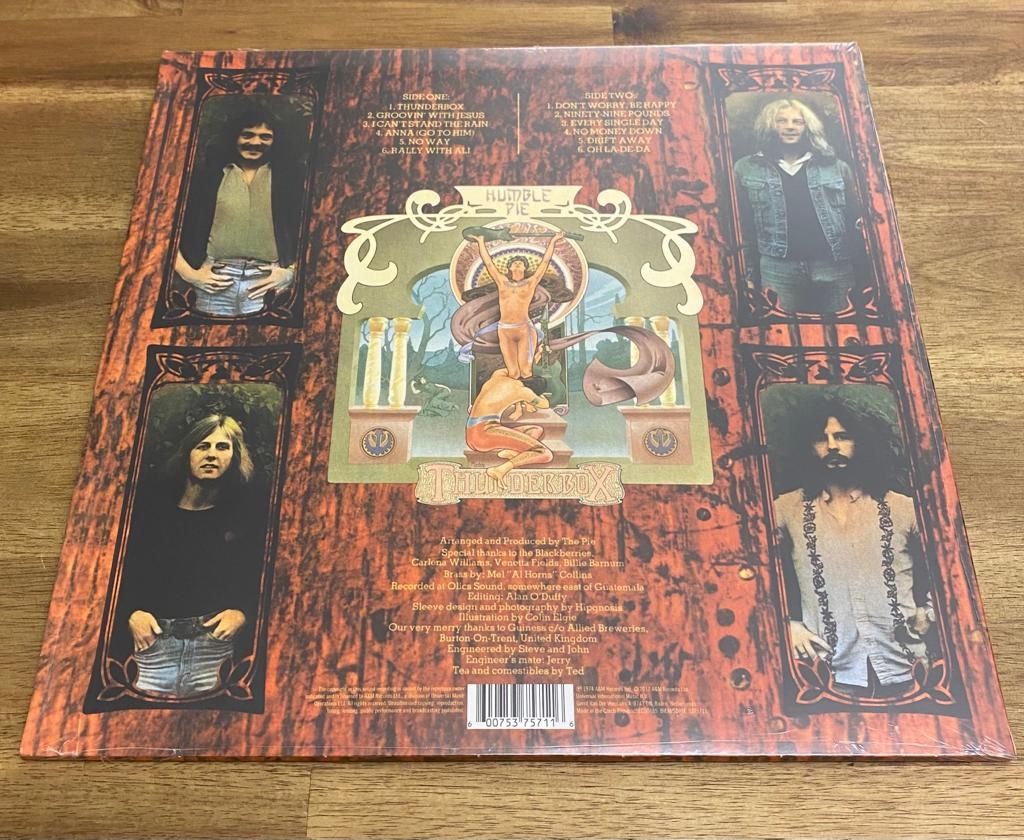 Dischi in vinile: NEU HUMBLE PIE Thunderbox Vinyl LP NEU – Nuovo e nell'imballaggio originale da Belp venduto da B7L0 1