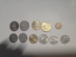 11 Griechische Münzen