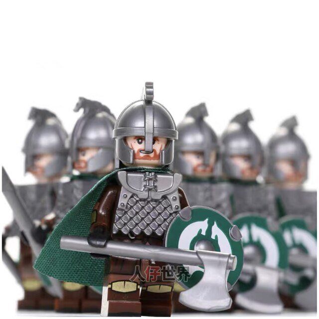 8 Rohan Axt-Kämpfer Ritter | Minifiguren | für Lego | Kaufen auf Ricardo