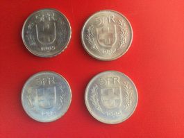 5 Fr. 1965 stgl., 1966 vorz., 1967 stgl., 1969 vorz.