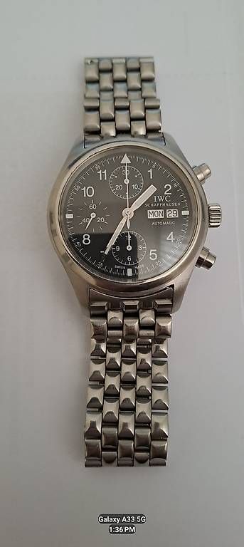 Montres: IWC 3706 Chronograph Automatik – D'occasion à Bichwil par Zeitlos48