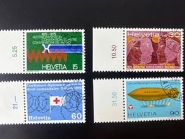 CH1975 Timbres propagande oblitérés - Zu 561-564 - 1er jour