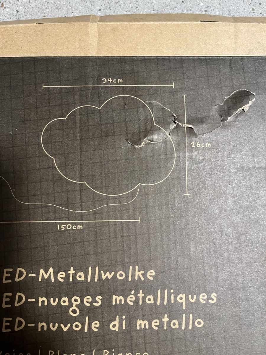Migros Ghirlande e barre luminose: LED Lichter Metallwolke – Usato da Baden venduto da lupa5400 3