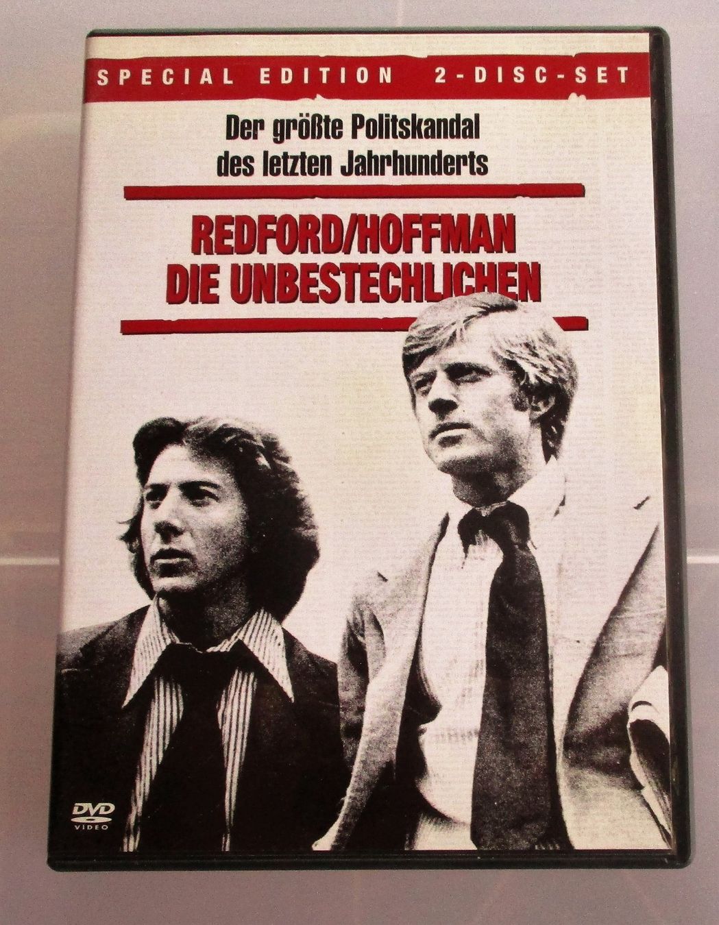 Alle DVDs: DIE UNBESTECHLICHEN - Robert Redford/Dustin Hoffman 2-DVD – Gebraucht aus Wattwil von