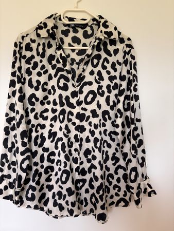 ZARA Hemd Gr. S Leo Print
