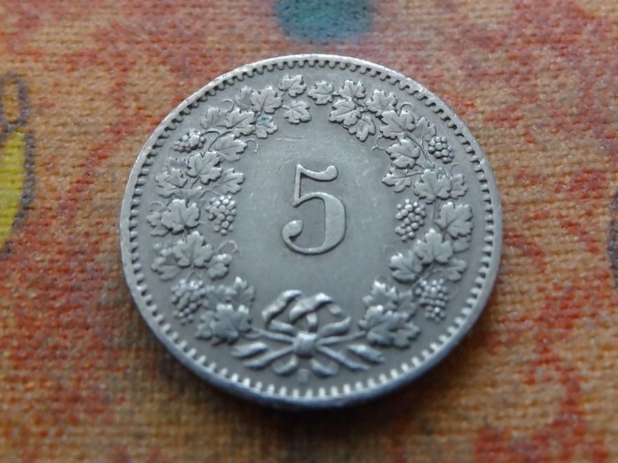 Tutti le monete: 5 Rp. 1958 – Usato da Romanel-sur-Lausanne venduto da Swift13 1
