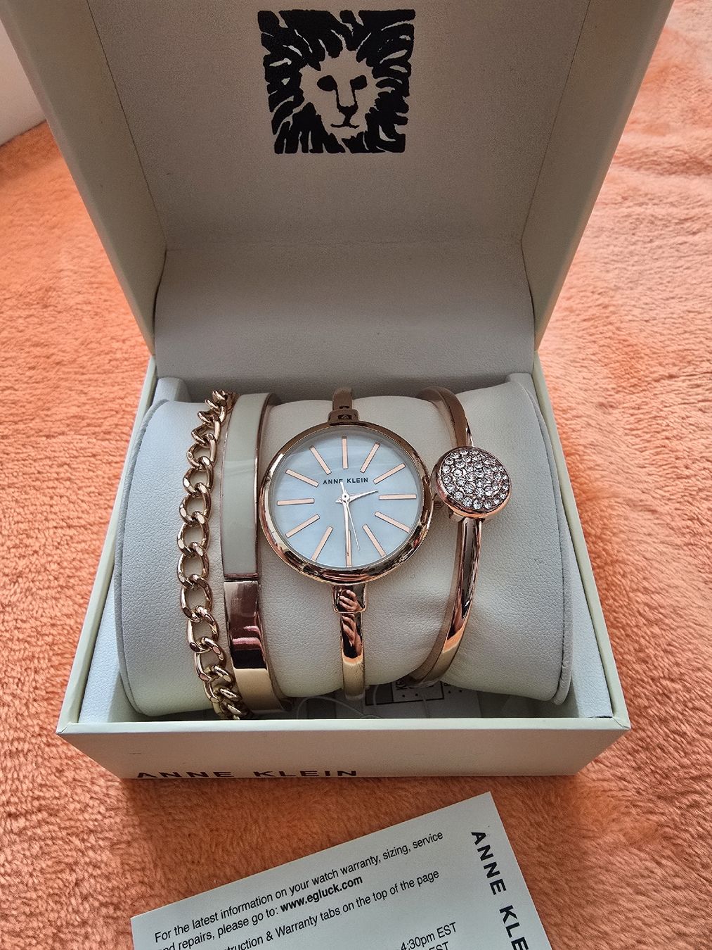 Orologi: ANNE KLEIN Bangle watch and Bracelet – Usato da Landquart venduto da Pinay_ako