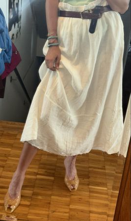 Zara Leinenrock Neu 100% Leinen