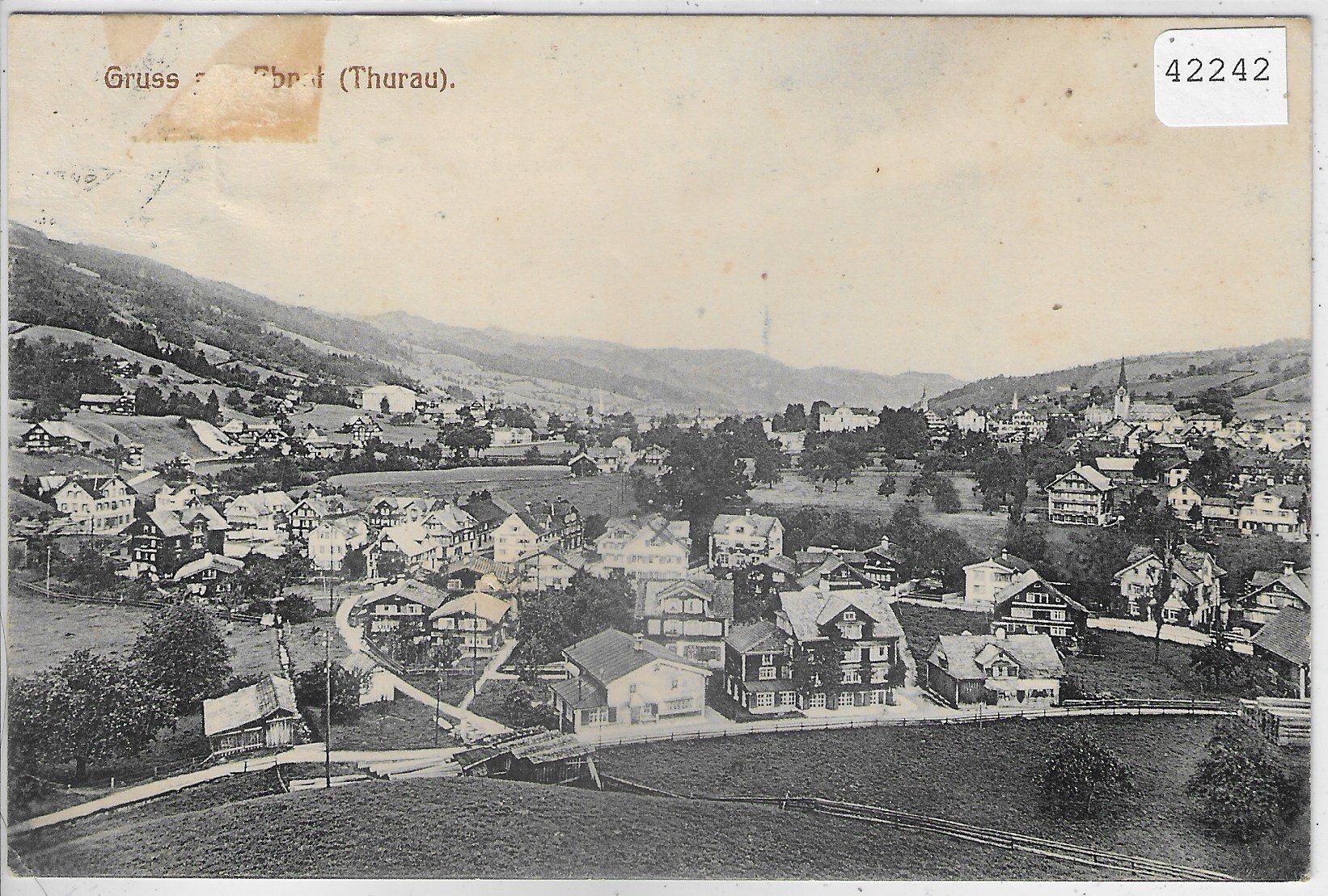 Cartoline postali: Gruss aus Ebnet (Thurgau) – Difettoso da Ettingen venduto da Kartenplanet
