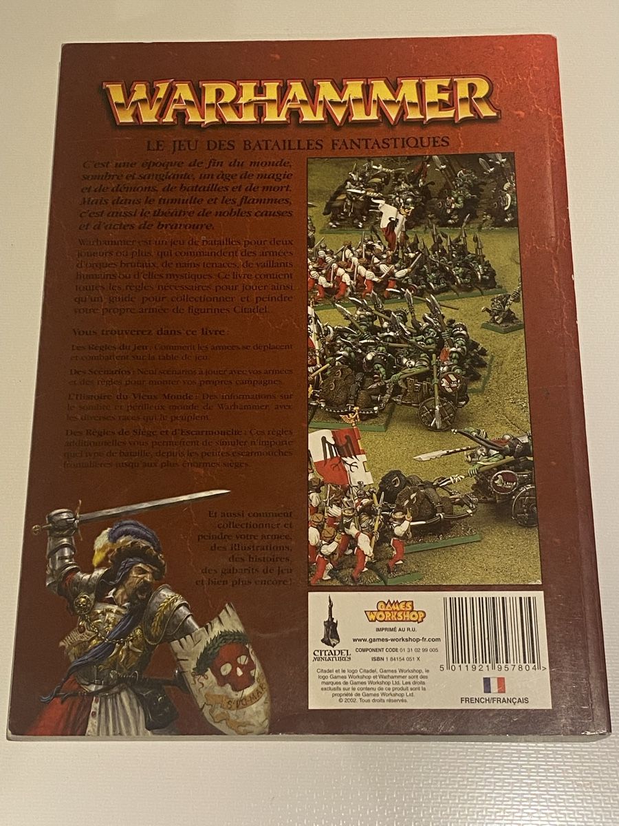 Libri: Warhammer v6 livre de regles – Usato da Binningen venduto da rom_th69 3