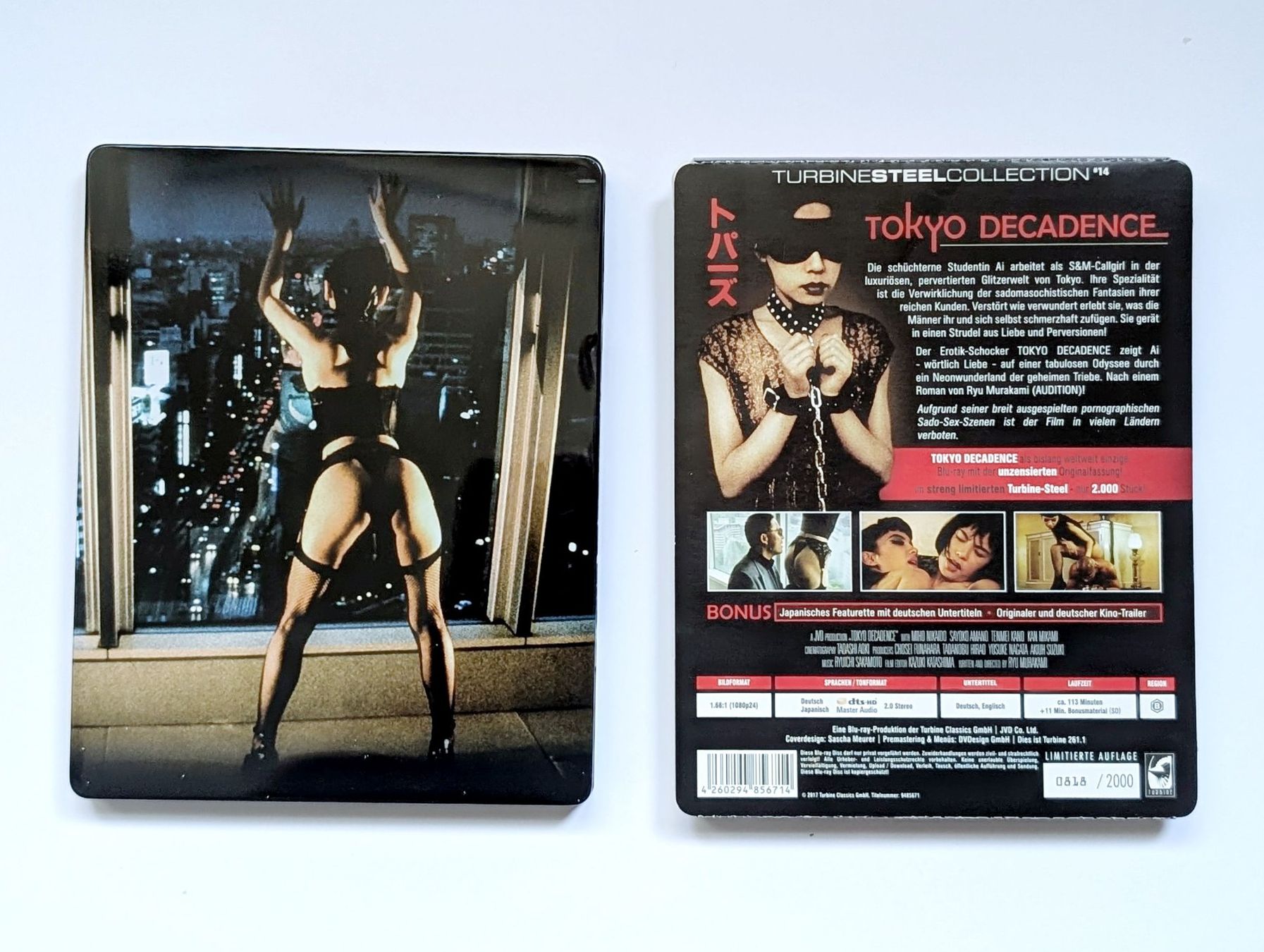 Tous les DVDs: Tokyo Decadence Steelbook/Blu-Ray – D'occasion à Bern par coretto_ch