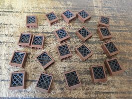 lego 60592 et 38320 lot de 20 pièces Reddish Brown Window