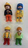 Playmobil 1.2.3 Vintage 4 Figuren Feuerwehr Rennfahrer