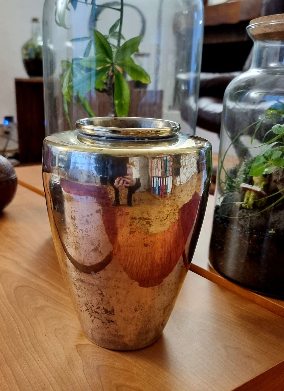 Vasen & Gefässe: Vase en métal vieilli – Gebraucht aus Veyrier von Leilazizou 2