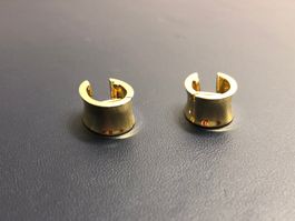 Klassische Creolen aus 18 Karat Gelbgold Au 750