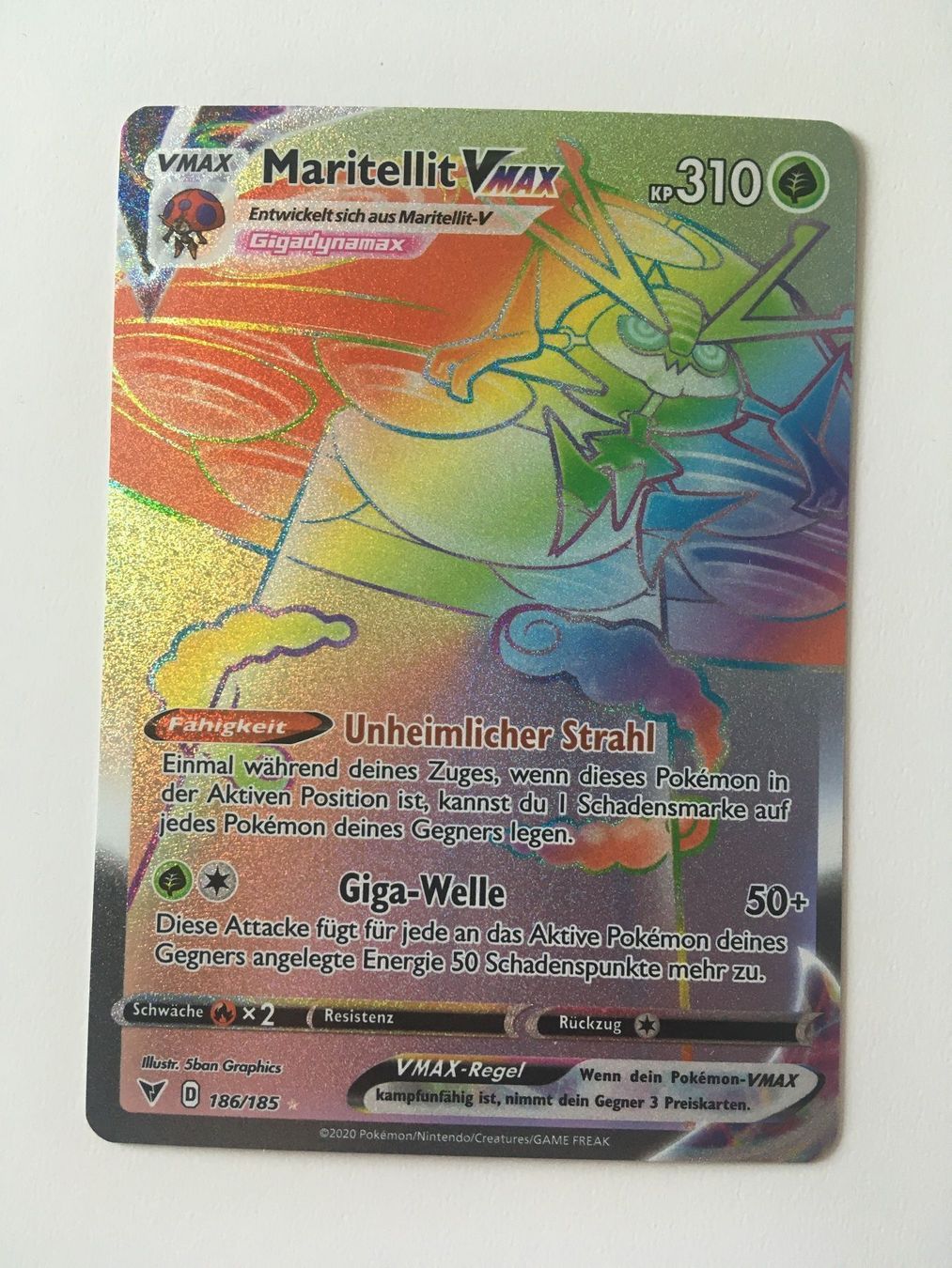 Pokémon Carte collezionabili: Pokemon Maritellit Rainbow Farbenschock – Nuovo (secondo la descrizione) da Wabern venduto da Collectfun