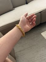 Gold 18K 8mm Armband Herren