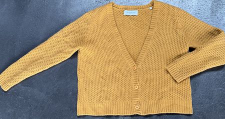 Collectif mon Amour Strickjacke aus Seide & Kaschmir Gr. M