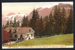 Engelberg, Arnialp-Hotel mit Titlis und 