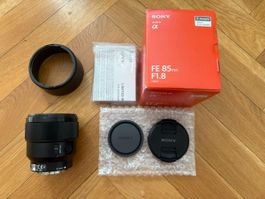 Sony FE 1.8/85mm Objektiv ovp wie neu, perfekt für Porträts!
