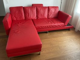Sofa (BRUEHL) - Wohnlandschaft mit 4 Rückenkissen