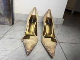 Dolce&Gabbana Snakeskin Heels, Size 39,5 - Chic Style!