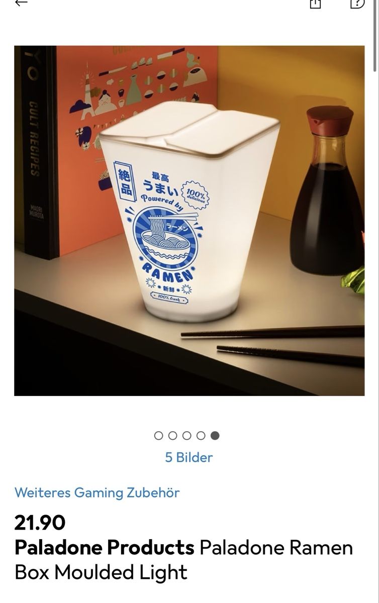 Lampade: Lampe Ramen  – Nuovo e nell'imballaggio originale da Zürich venduto da ConnyLee 3