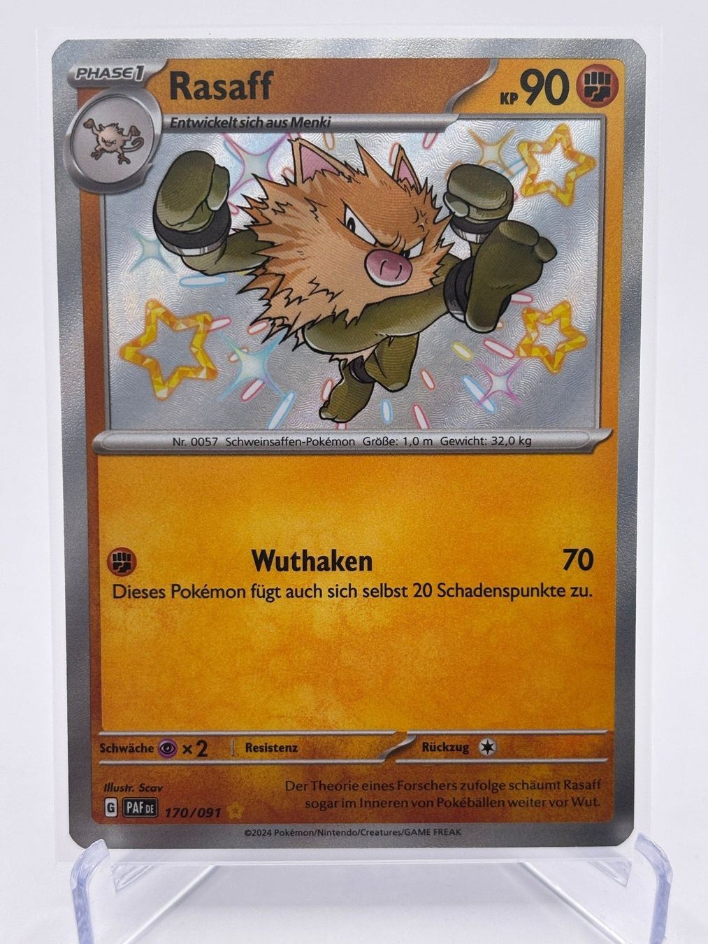 Pokémon Sammelbilder & Trading cards: Paldeas Schicksale - Rasaff  (PAF 170) - DE – Neu (gemäss Beschreibung) aus Allschwil von Bullach