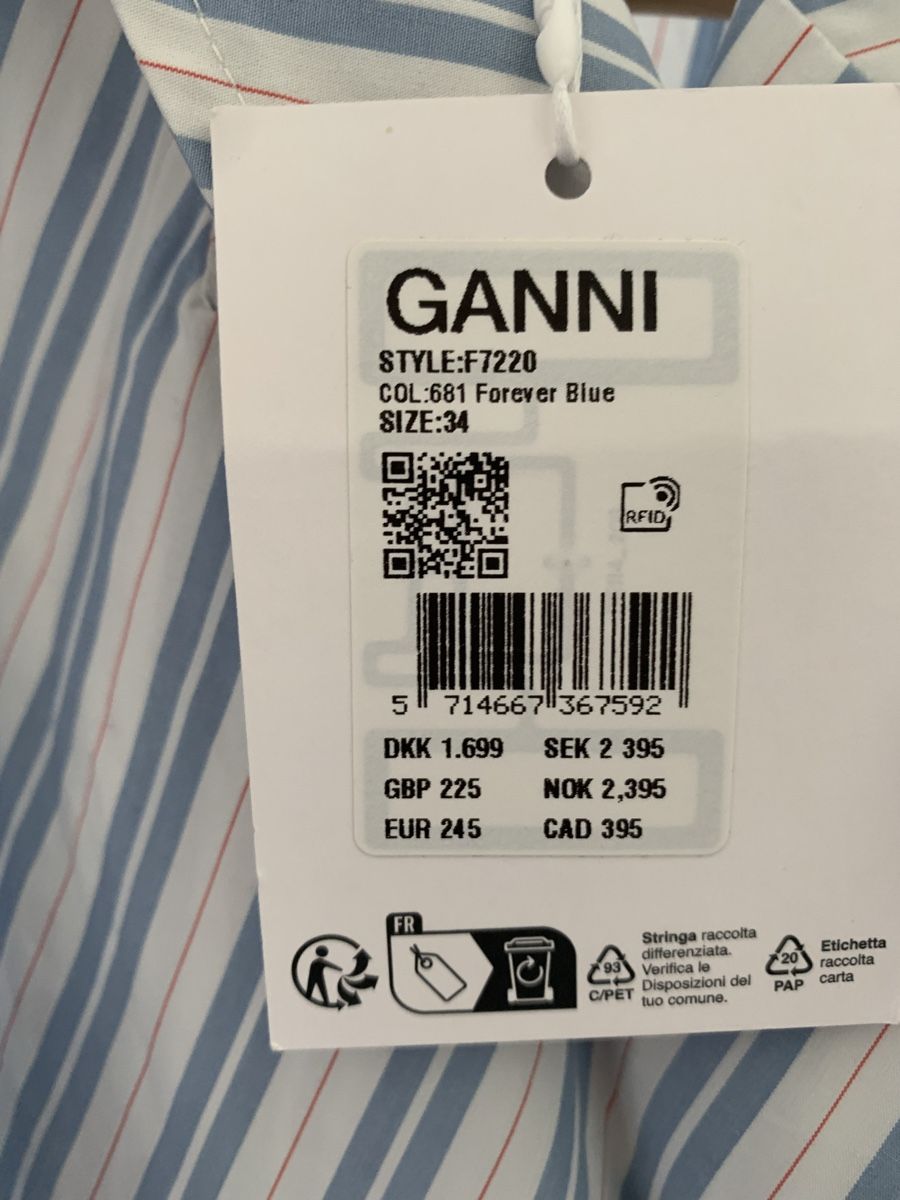 Ganni Kleider: Robe en coton Ganni – Neu und originalverpackt aus Genève von rez_c6c6 7