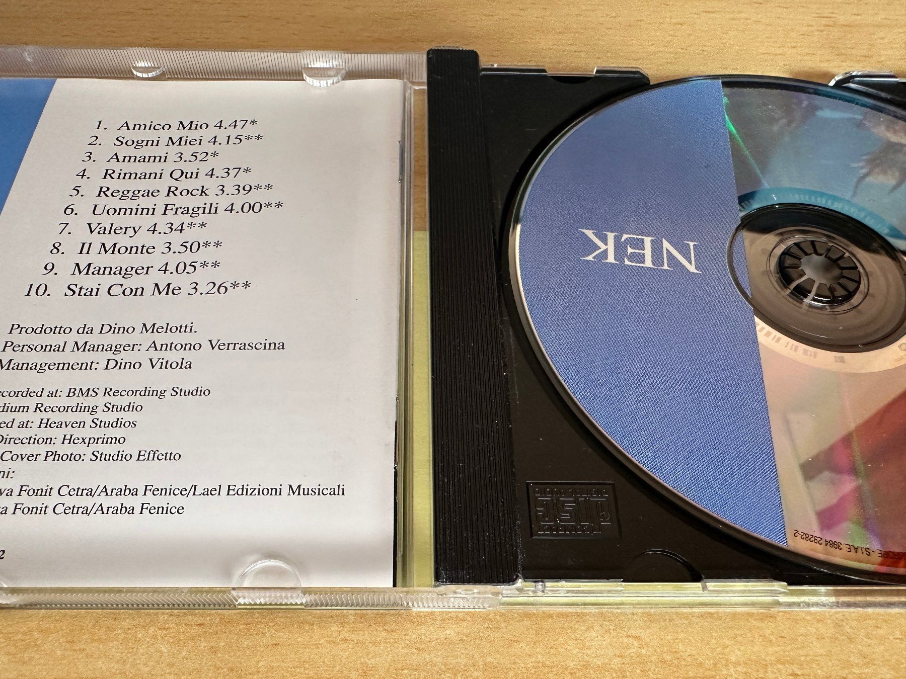 CDs: Nek – Nek – Gebraucht aus Rikon im Tösstal von Alpenmutz 2