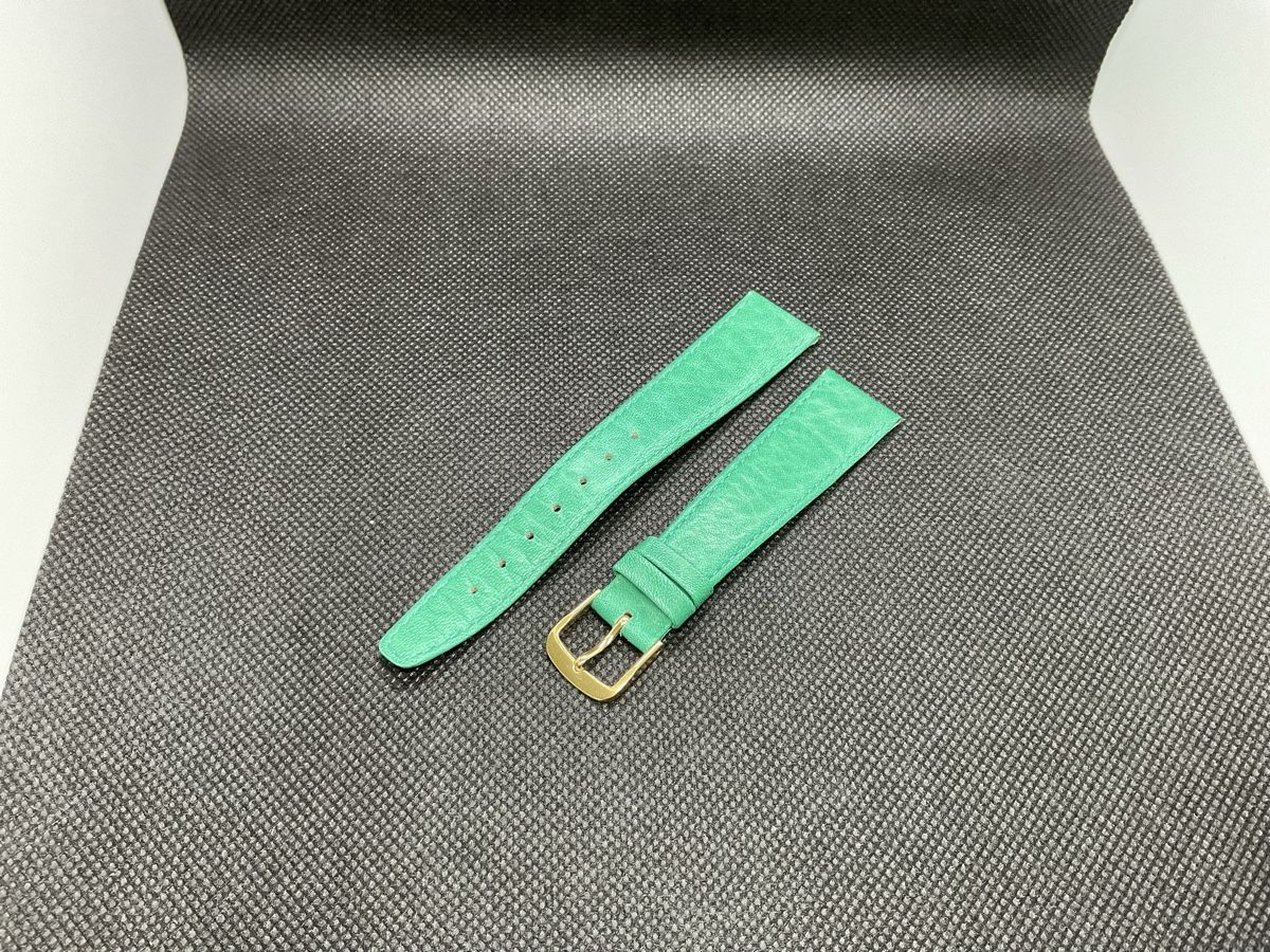 Bracciali & Braccialetti: Cinturino in pelle verde 19mm – Nuovo (secondo la descrizione) da Pregassona venduto da TheWatchClub