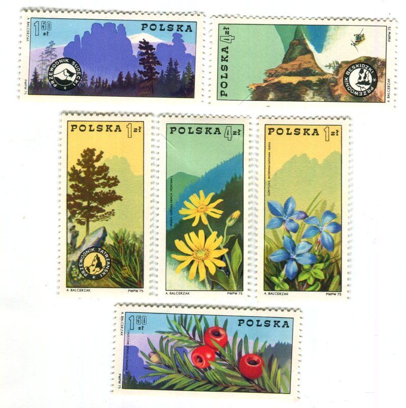 Tous les timbres: Briefmarken "Blumen". Polen – Neuf avec emballage d'origine à Basel par Butsch5