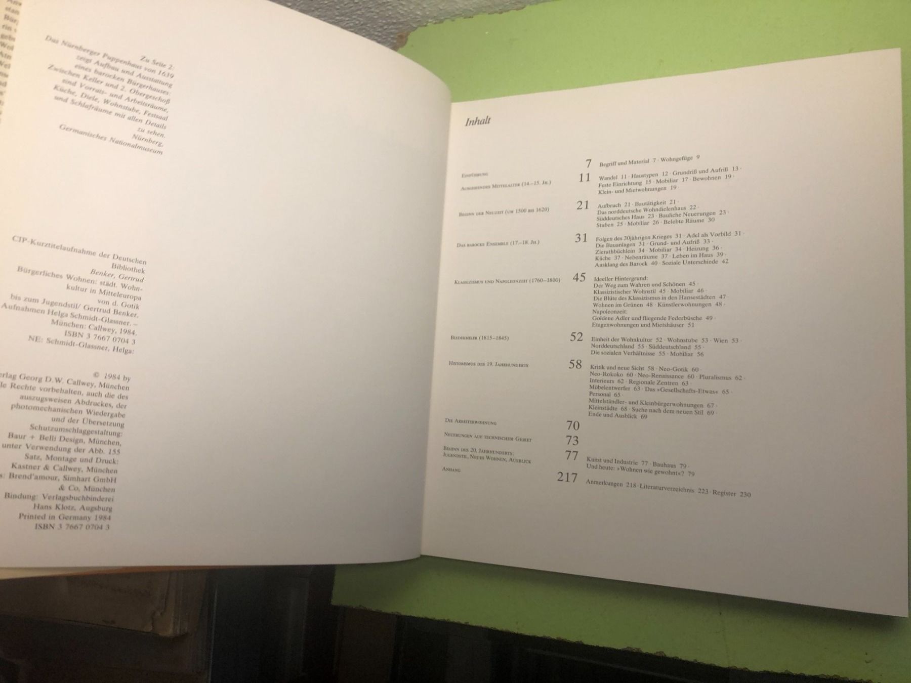 Libri: Gertrud Benker: Bürgerliches Wohnen. – Usato da Zürich venduto da allp 3
